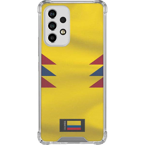 Colombia Soccer Flag Galaxy A53 5G Clear Case